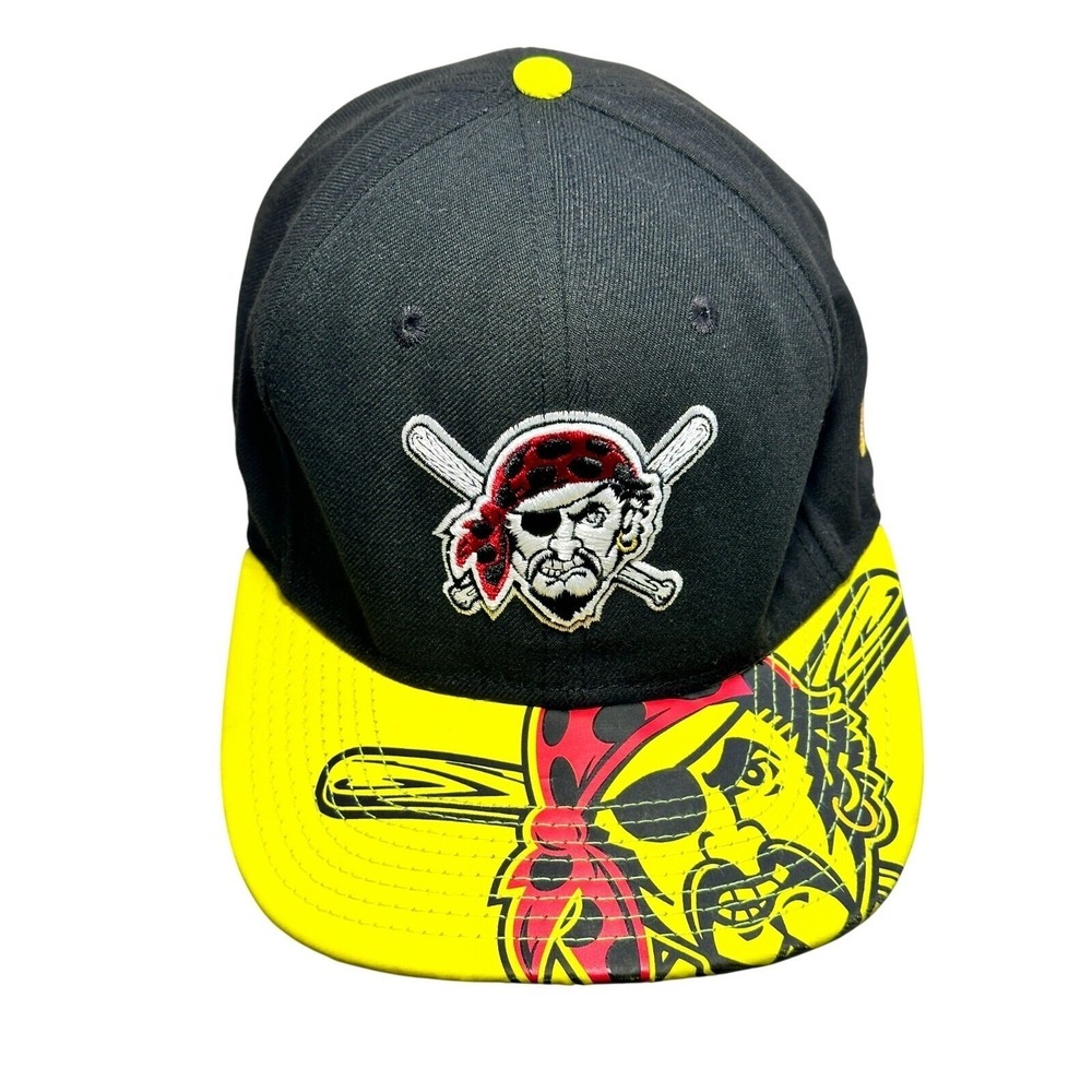 New Era 9FIFTY Pittsburgh Pirates Snapback Hat Black Yellow MLB Original Fit